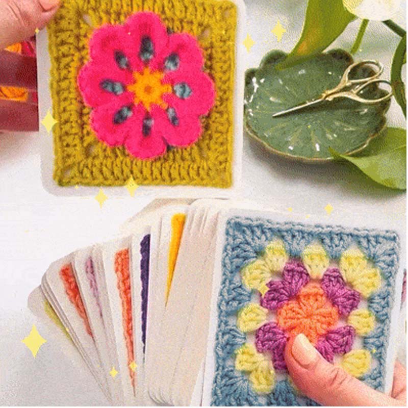 CréaSquare™ – Jeu de Cartes Granny Crochet