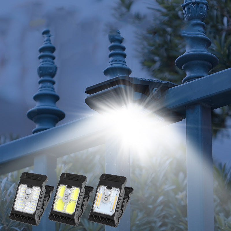 LumiClip™ – Lampe Solaire à Clip avec Détecteur de Mouvement