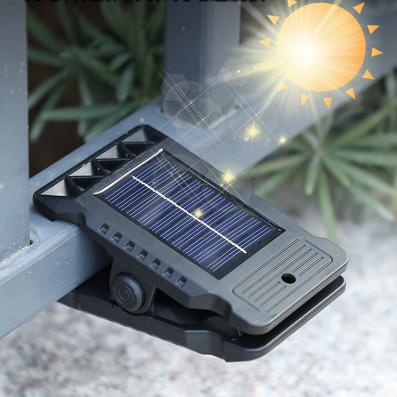 LumiClip™ – Lampe Solaire à Clip avec Détecteur de Mouvement