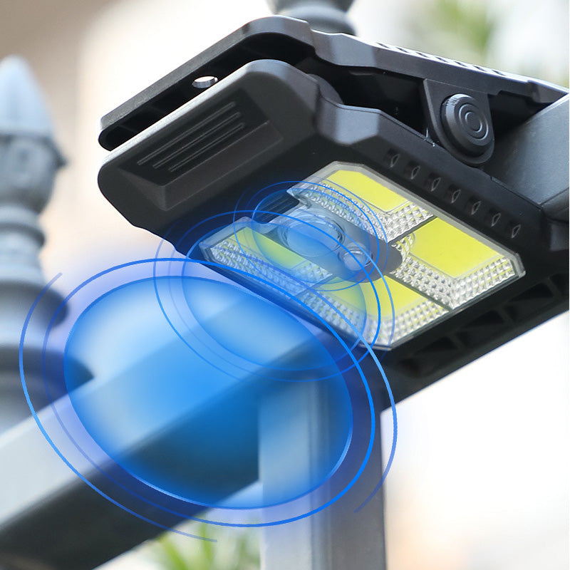 LumiClip™ – Lampe Solaire à Clip avec Détecteur de Mouvement
