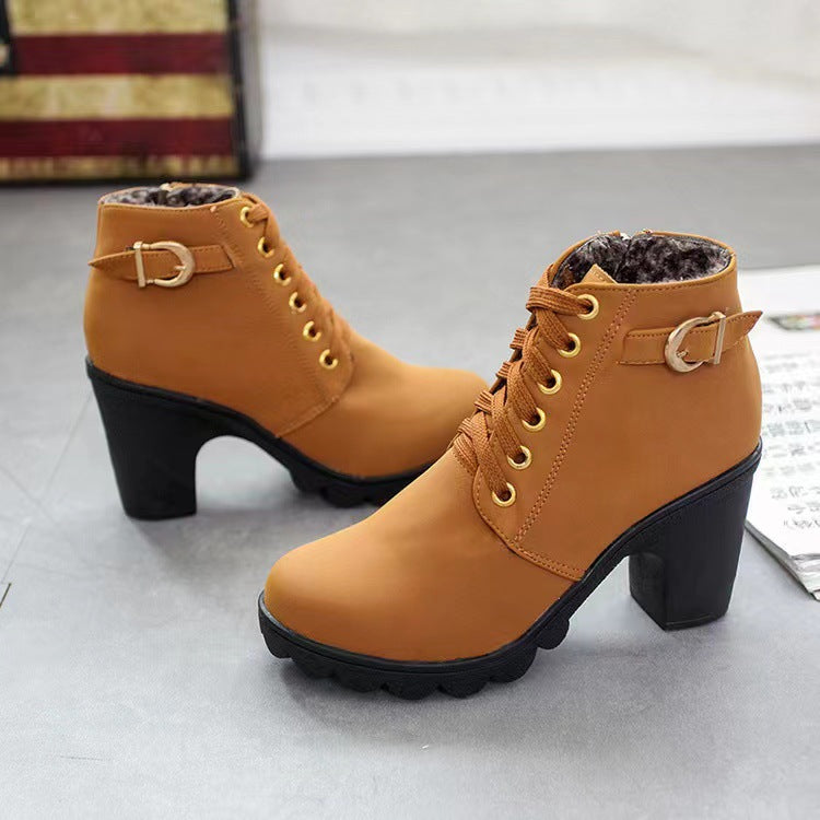 Élyssane™ – Bottines à Talon Épais Élégantes et Confortables
