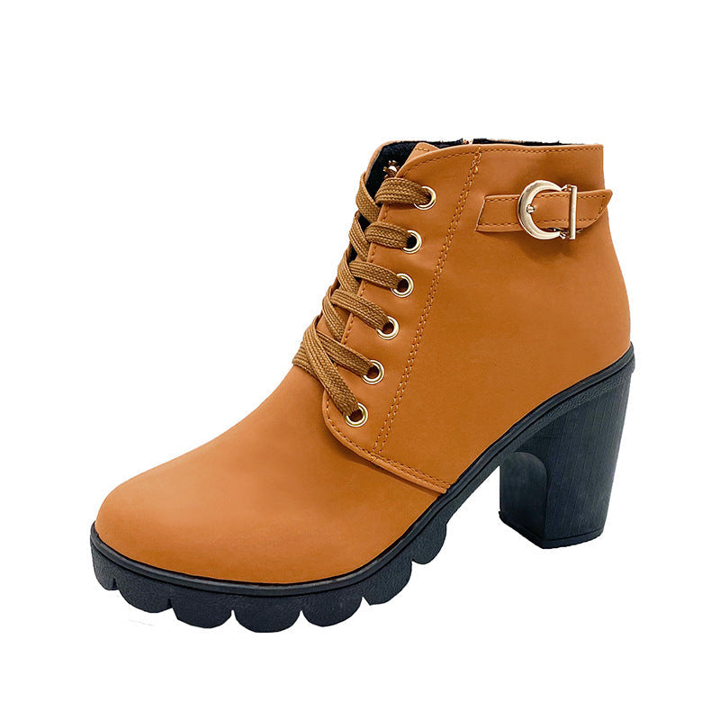 Élyssane™ – Bottines à Talon Épais Élégantes et Confortables