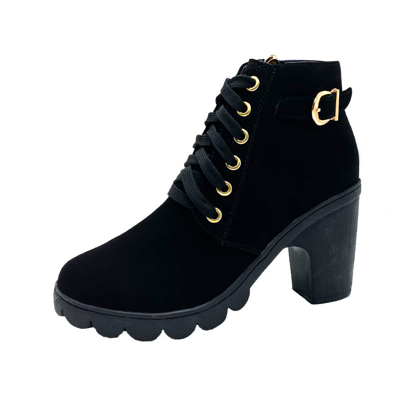 Élyssane™ – Bottines à Talon Épais Élégantes et Confortables