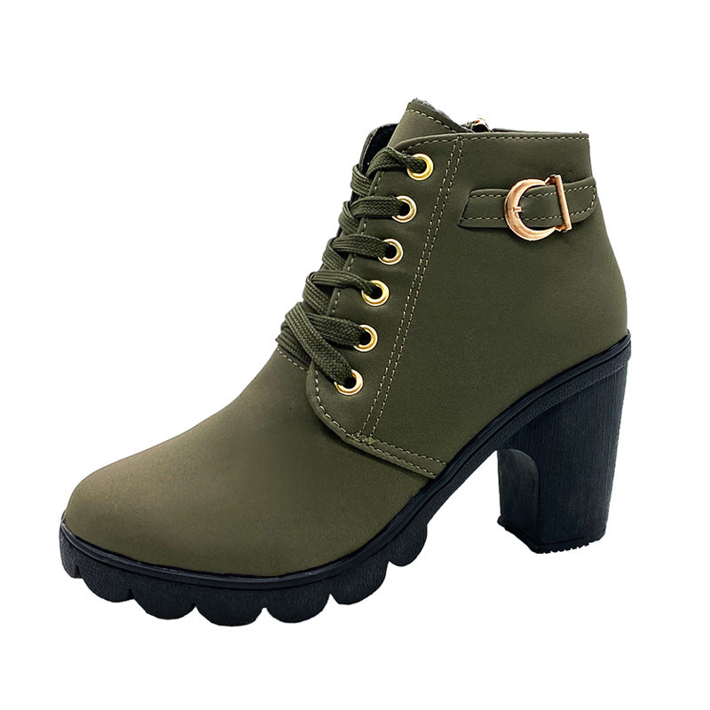 Élyssane™ – Bottines à Talon Épais Élégantes et Confortables