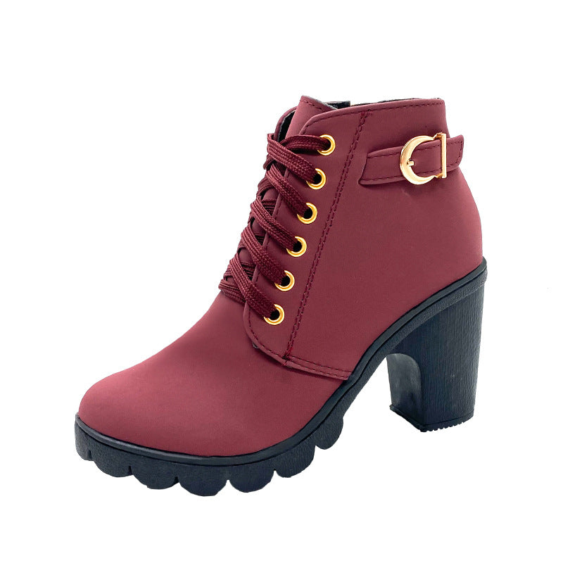 Élyssane™ – Bottines à Talon Épais Élégantes et Confortables