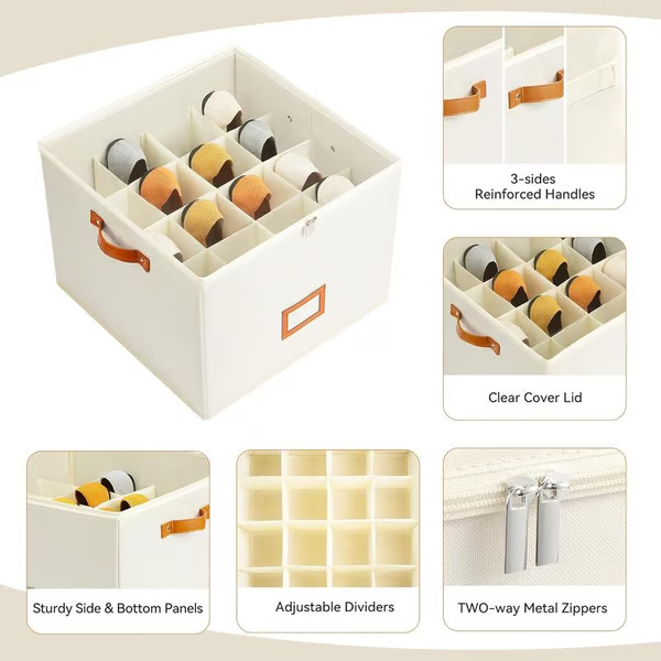 Chaussibox™ – L’Organisateur de Chaussures Pliable et Gain de Place