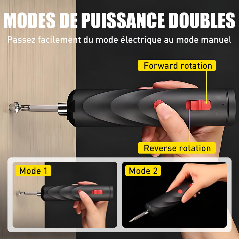 VissoPro™ – Tournevis Hybride Manuel & Électrique