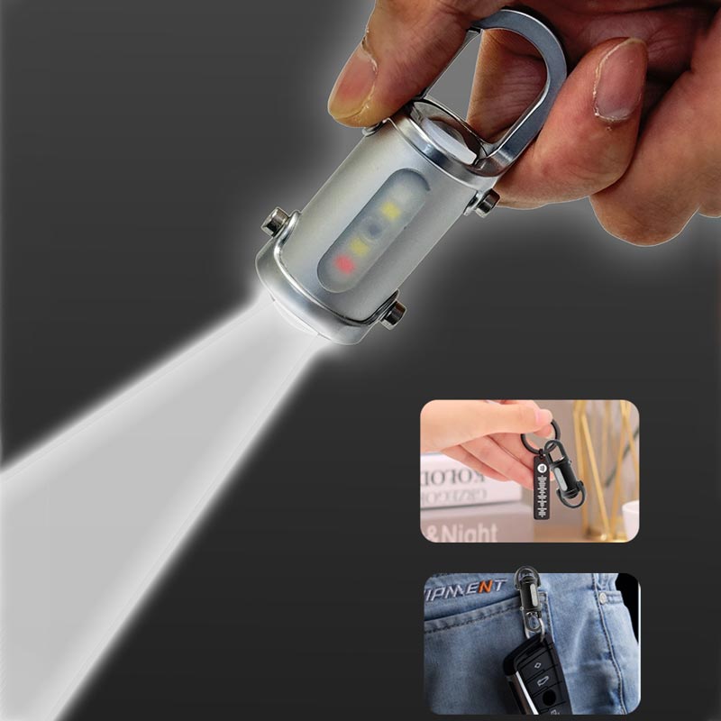 NovaKey™ – Mini Lampe Torche Porte-Clés Polyvalente
