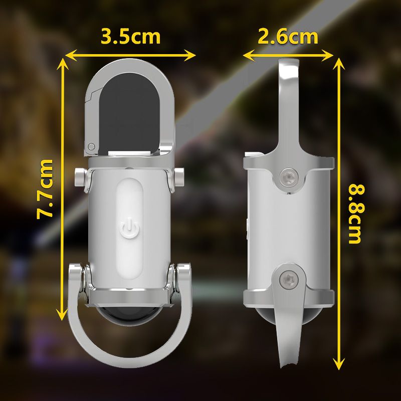 NovaKey™ – Mini Lampe Torche Porte-Clés Polyvalente