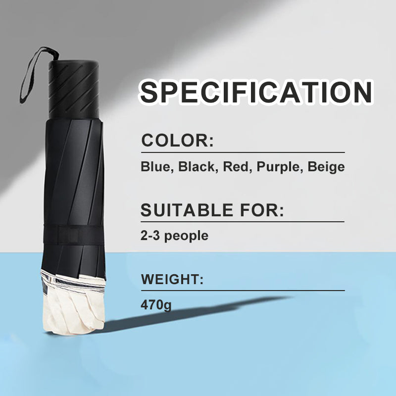 Ventora™ – Parapluie Pliable Résistant au Vent