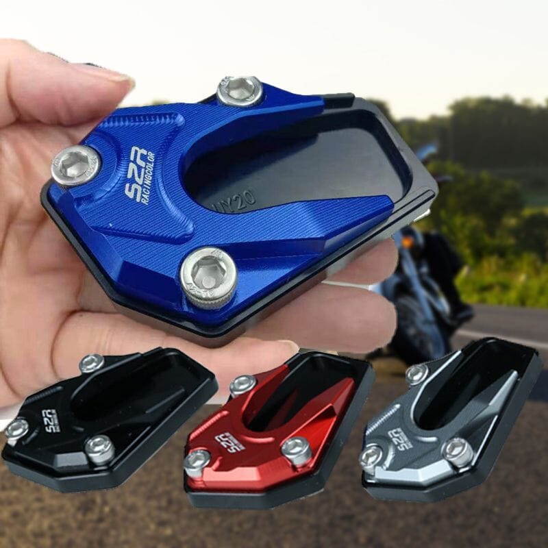 MotoGrip™ – Plaque de Béquille Antidérapante pour Moto