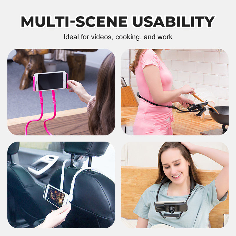 FlexiView™ – Support de Téléphone Ajustable pour le Cou