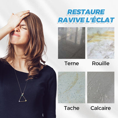 PureStone™ – Soin Nettoyant & Raviveur pour Surfaces Minérales