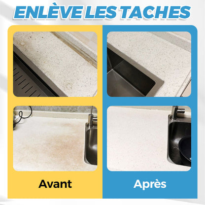 PureStone™ – Soin Nettoyant & Raviveur pour Surfaces Minérales