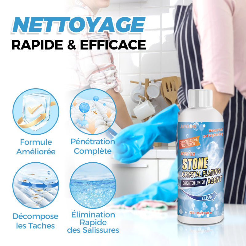 PureStone™ – Soin Nettoyant & Raviveur pour Surfaces Minérales