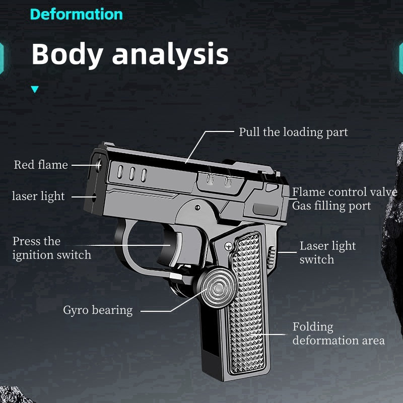 Flamio™ – Briquet pliable multifonction et résistant au vent