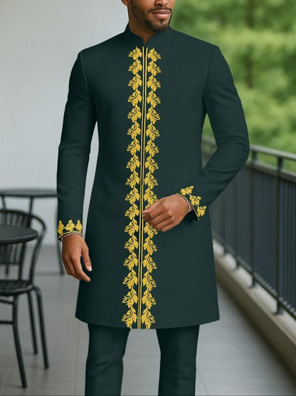 Kaviro™ - Ensemble Caftan Homme 2 Pièces