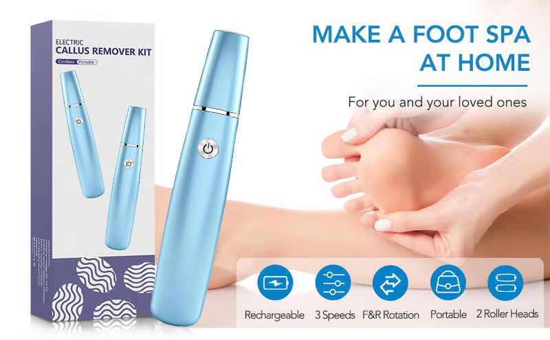 Silkava™ | Râpe Électrique pour Pieds – Douceur & Soin au Quotidien