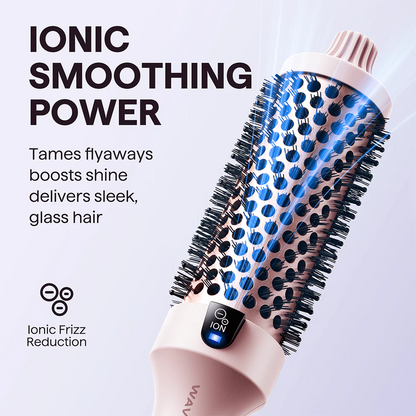 Volyra™ - Brosse Chauffante Volume & Lissage 2-en-1