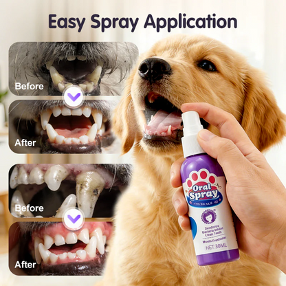 Dentévia™ Spray Buccal Naturel pour Animaux | 1+2 GRATUIT