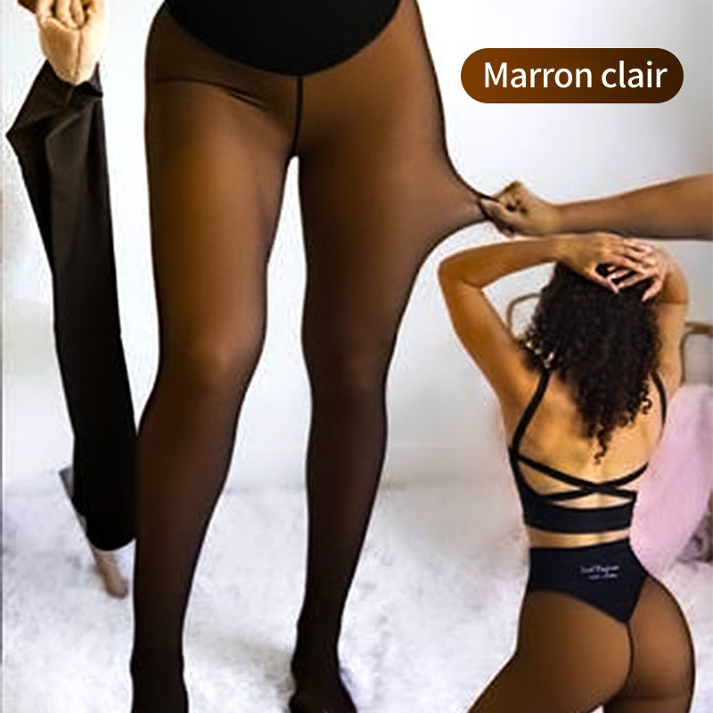 VeluraFrost™ – Collants d’hiver effet transparent & chaleur discrète