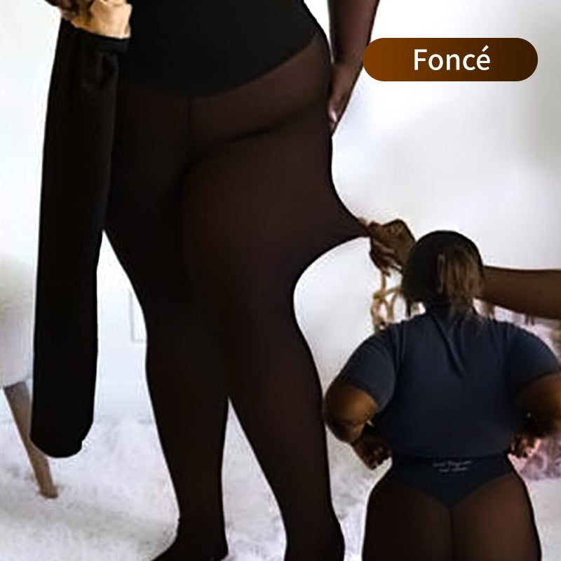 VeluraFrost™ – Collants d’hiver effet transparent & chaleur discrète