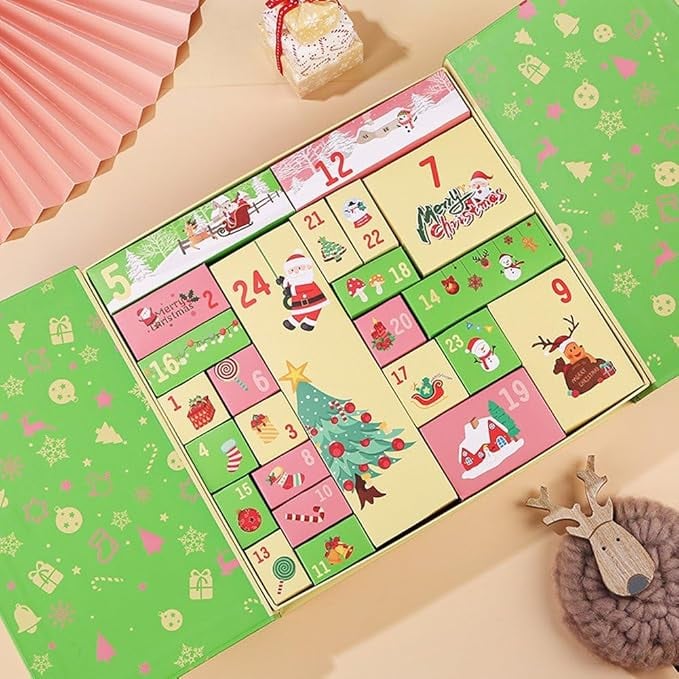 JoyDays Boîte d'Avent™ – Comptez jusqu'à Noël avec un Moment Magique de Cadeau Chaque Jour