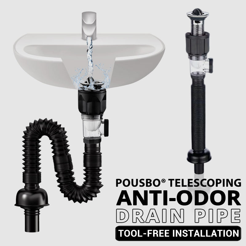 FlexiDrain™ - Tuyau d’Évacuation Télescopique pour Lavabo