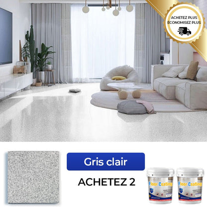 Marbélia™ – Revêtement de sol époxy effet marbre haute brillance