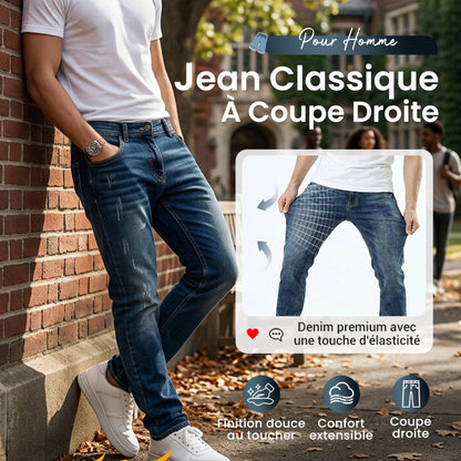 Denvaris™ - Jean Homme Coupe Droite