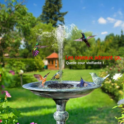 Aquasolys™ Fontaine Solaire de Jardin – Élégance Naturelle