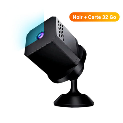 Securvia™ - Mini Caméra Intelligente HD 1080p avec Vision Nocturne