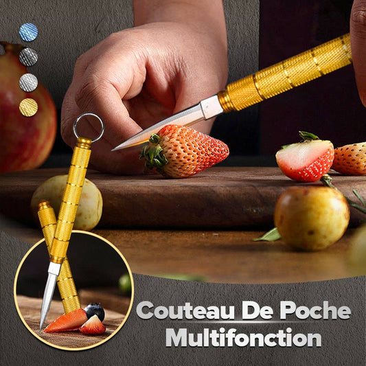 EdgeMate™ – Couteau de poche portable avec porte-clés détachable