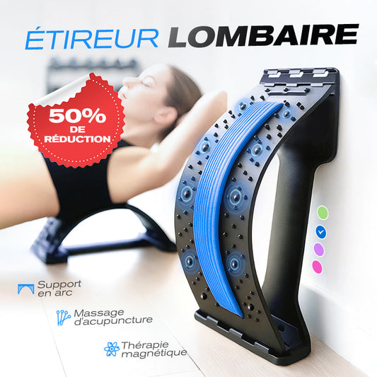 AlignaFlex™ – Appareil d’Étirement Lombaire avec Massage Magnétique