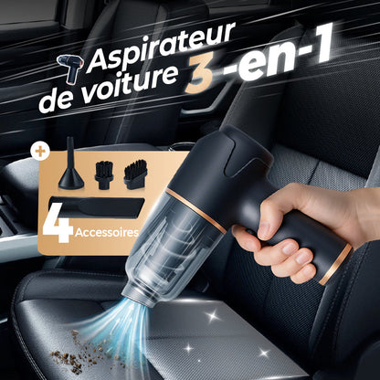 VentoClean™ – Aspirateur Sans Fil 3-en-1 Compact pour Maison & Voiture