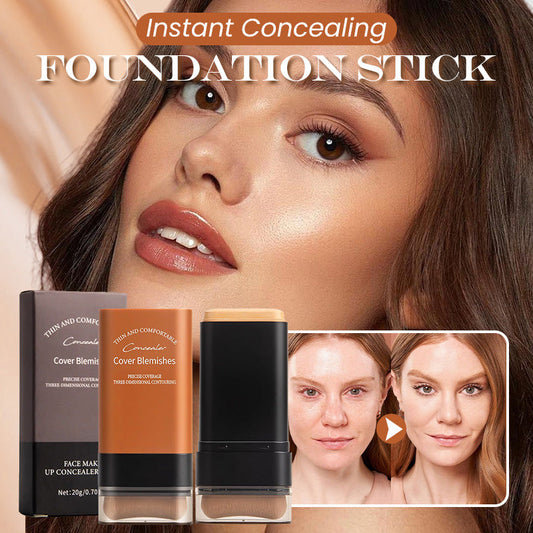 VelourSkin™ – Stick Fond de Teint Hydratant avec Pinceau Intégré | 1+1 GRATUIT