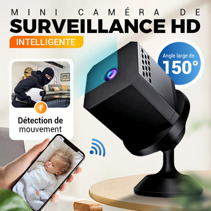 Securvia™ - Mini Caméra Intelligente HD 1080p avec Vision Nocturne