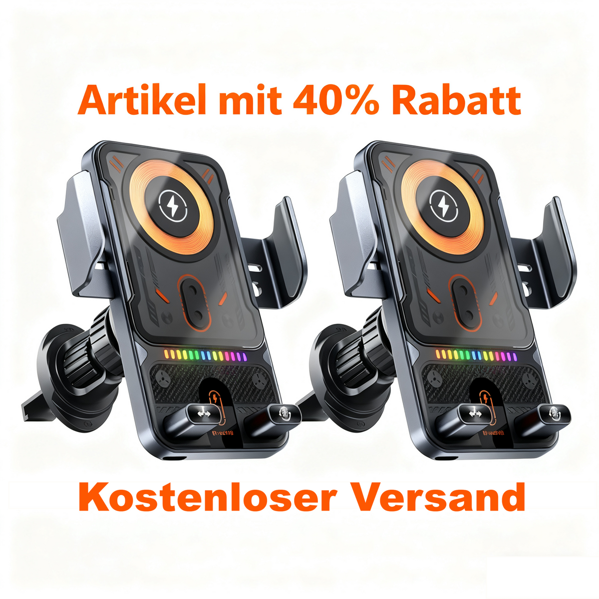 Auronex™ SmartDrive 2-en-1 Support Auto avec Chargeur Sans Fil