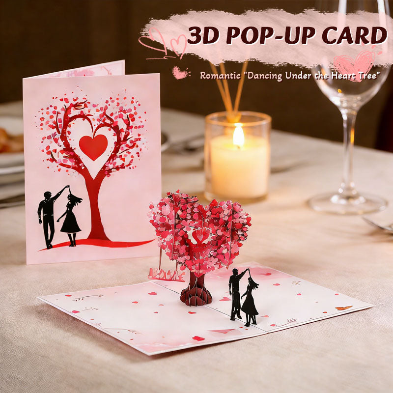 AmoraFold™ 3D Carte d’amour – Un moment qui s’épanouit à l’ouverture