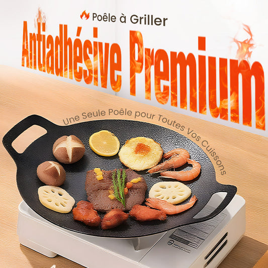 GrillMastery™ – Plaque de cuisson multifonction antiadhésive
