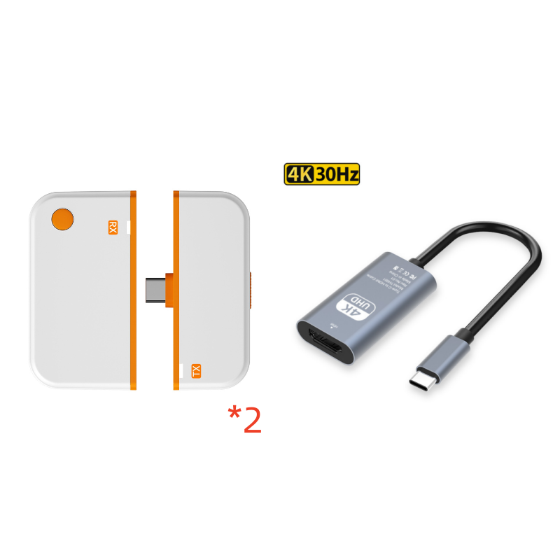 Aurexio™ Adaptateur Sans Fil HDMI Type-C – Partage d’Écran Instantané
