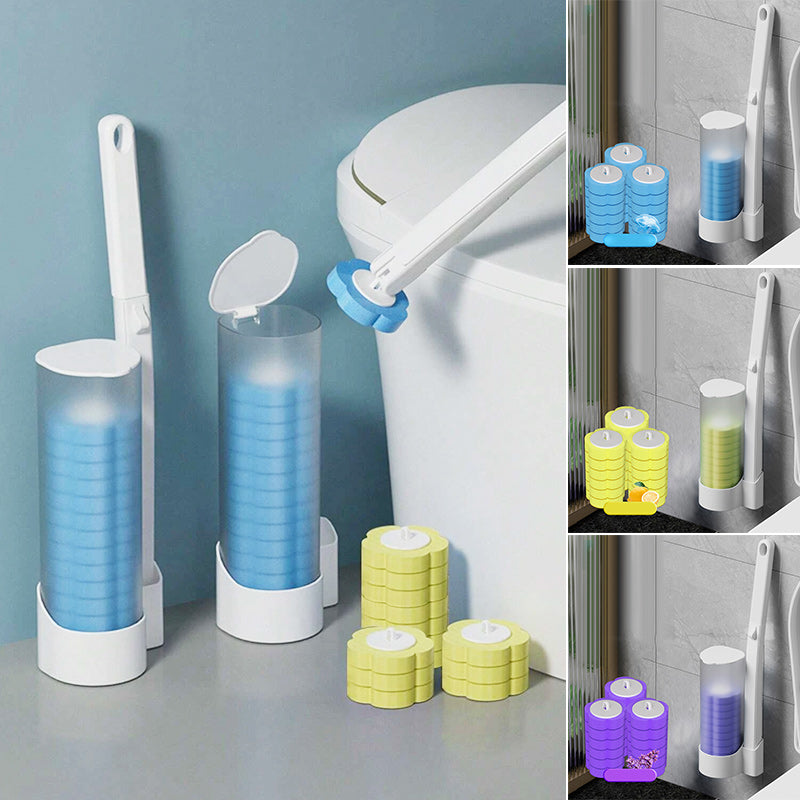 PureLavo™ - Kit de Brosse WC avec Éponges Jetables