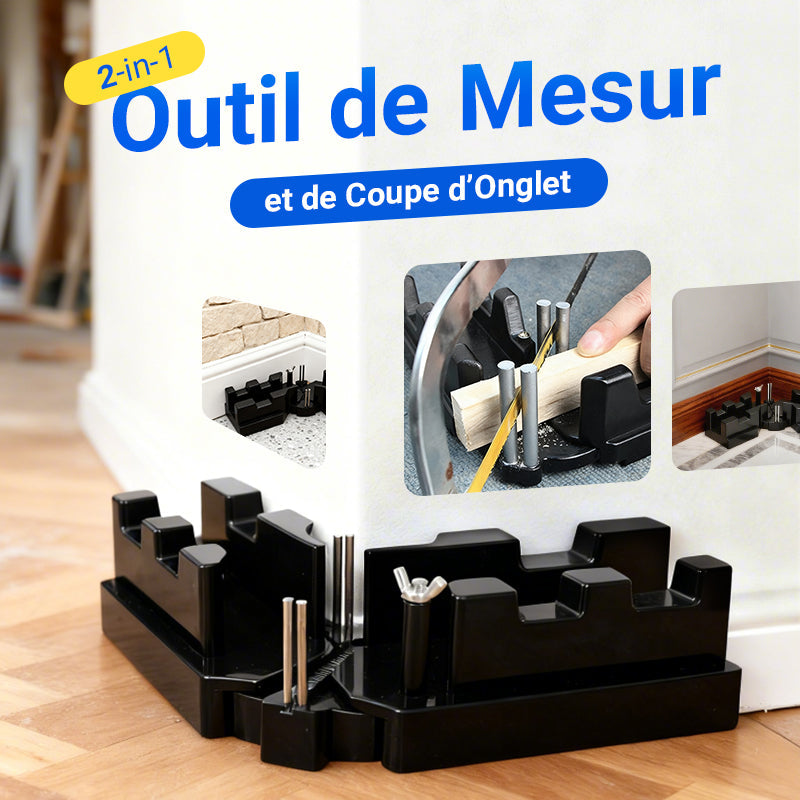 Précisio : L'outil 2-en-1 pour des coupes d'onglets parfaites