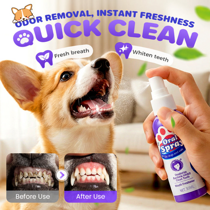 Dentévia™ Spray Buccal Naturel pour Animaux | 1+2 GRATUIT