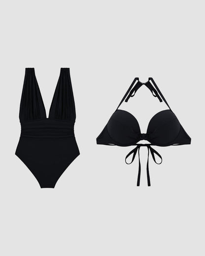 Oceana Flair™ – Maillot de bain sculptant avec élégant décolleté en V