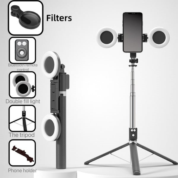 Virexa™ - Perche Selfie Trépied Bluetooth