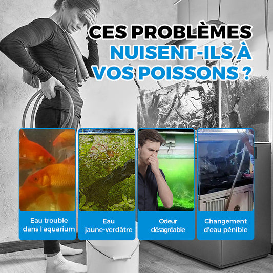 AquaPure™ – Filtration Silencieuse & Efficace pour Aquariums