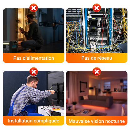 Securvia™ - Mini Caméra Intelligente HD 1080p avec Vision Nocturne