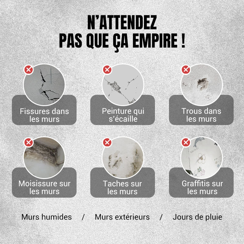 RenovaSeal™ – Pâte de Réparation Murale Imperméable & Résistante à l’Usure