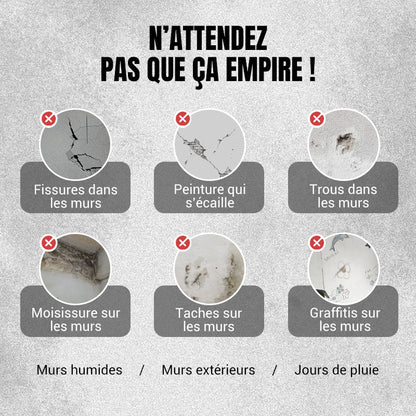 RenovaSeal™ – Pâte de Réparation Murale Imperméable & Résistante à l’Usure
